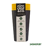 Картинка Термокружка Circular&Co 0.34л (черный/электрическая горчица)