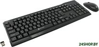 Картинка Клавиатура и мышь OKLICK 230M (чёрный)