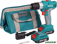 Картинка Дрель-шуруповерт Total TDLI1222 (с 2-мя АКБ, кейс)