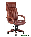Картинка Кресло руководителя Бюрократ T-9922WALNUT (светло-коричневый)