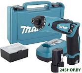 Картинка Аккумуляторная отвертка Makita DF012DSE