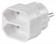 Картинка Сетевой разветвитель Buro BU-PS2F-W (2 розетки) белый