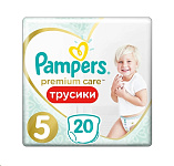 Картинка Трусики Pampers Premium Care Pants 5 Junior (20 шт)