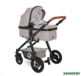 Картинка Детская универсальная коляска Lorelli (Bertoni) Alexa 3 в 1 Opaline Grey Elephants (1002129
