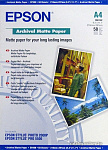 Картинка Фотобумага EPSON Archival Matte Paper (C13S041342)