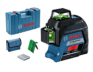 Картинка Лазерный нивелир Bosch GLL 3-80 G Professional 0601063Y00 (кейс, лазерная мишень)