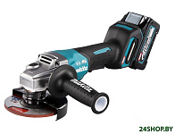 Картинка Угловая шлифмашина Makita GA013GM201 (с 2-мя АКБ)