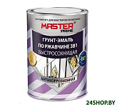 Картинка Грунт-эмаль Master Prime По ржавчине 3 в 1 быстросохнущая 0.9 л (желтый)