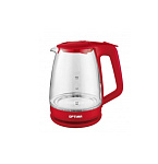 Картинка Электрочайник OPTIMA EK-1718G (красный)
