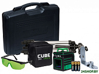 Картинка Лазерный нивелир ADA Instruments CUBE 2-360 Green ULTIMATE EDITION [A00471]
