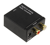 Картинка Конвертер Toslink+RCA (Coaxil) --> 2xRCA + б.п.