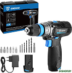 DKCD12V PRO 083-1004 (с 2-мя АКБ 1.5Ач, кейс)