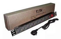 Картинка Блок распределения питания LANMASTER TWT-PDU19-10A8P-3.0