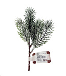 Картинка Ветка новогодняя GreenDeco 684935 (зеленый/белый)