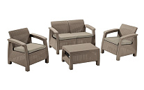 Картинка Набор садовой мебели Keter Corfu Set (капучино)