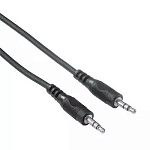 Картинка Кабель Hama H-48912 Jack 3.5 (m)/Jack 3.5 (m) (5 м)(черный) (00048912)