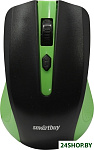 Картинка Мышь SmartBuy One 352AG (черный/зеленый) (SBM-352AG-GK)