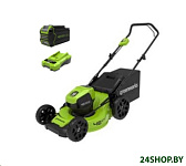 Картинка Газонокосилка аккумуляторная Greenworks GD40LM46HP (2514407UB) (c 1 АКБ и ЗУ)