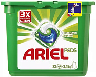 Картинка Капсулы для стирки Ariel 3 в 1 Горный родник (23 шт)