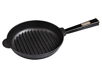 Картинка Сковорода-гриль Brizoll Optima-Black О2850Г-Р1