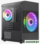Картинка Корпус Aerocool Atomic Lite-G-BK-v2 (черный)