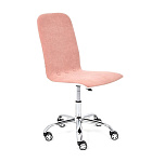 Картинка Кресло TetChair Rio (флок, розовый/белый)