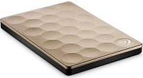 Картинка Внешний жесткий диск Seagate Backup Plus Ultra Slim Gold 1TB [STEH1000201]