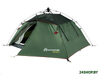 Картинка Треккинговая палатка Outventure 1 Second Tent 2 (зеленый)