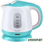 Картинка Чайник Energy E-275 (белый/бирюзовый)