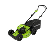 Картинка Газонокосилка электрическая Greenworks GD40LM46HP (2514407)