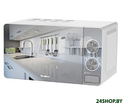 Картинка Микроволновая печь Tesler MM-2002 (зеркальный/серебристый)