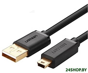 Картинка Кабель UGREEN US132 10355 1.0м (черный)