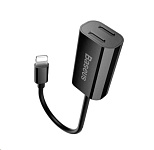 Картинка Адаптер Baseus CALL36-01 Lightning - 2 x Lightning (0.12 м, черный)