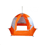 Картинка Палатка Пингвин 3 с дышащим верхом (белый/оранжевый)