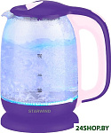 Картинка Чайник электрический StarWind SKG1513 (фиолетовый/розовый)