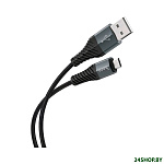 Картинка Кабель Hoco X38 microUSB 1 м (черный)