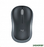 Картинка Мышь беспроводная Logitech M185 Wireless Mouse Swift Gray