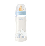 Картинка Бутылочка Chicco Original Touch Boy 330 мл (4м+) (с латексной соской) (00027634200000)