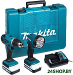 Картинка Аккумуляторная дрель-шуруповерт Makita DF 457 DWLE