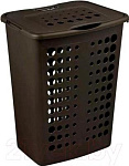 Картинка Корзина для белья Curver Victor 00047-210-08 / 208509 (темно-коричневый)
