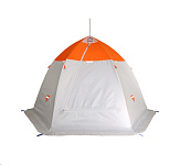Картинка Палатка Пингвин 3,5 (белый/оранжевый)