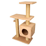 Картинка Комплекс для кошек Cat House Буран 1.06 (сизаль бежевый)