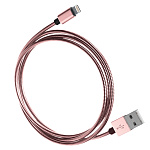 Картинка Кабель QUMO MFI fullmetaL (Rose Gold) (21717)