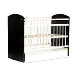 Картинка Детская кроватка Bambini Elegance М 01.10.07 (темный орех/слоновая кость)