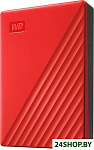 Картинка Внешний накопитель WD My Passport 4TB WDBPKJ0040BRD
