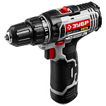 Картинка Дрель-шуруповерт Зубр ДШЛ-121 КН (кейс в комплекте)