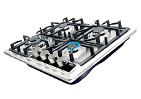 Картинка Газовая варочная поверхность GINZZU HCG-419 (стальной)