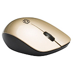 Картинка Мышь Oklick 695MW (черный/золотистый)