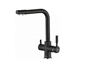 Картинка Смеситель ZorG SH 552 BLACK CR