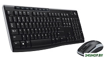 Картинка Клавиатура и мышь Logitech Wireless Combo MK270 Black